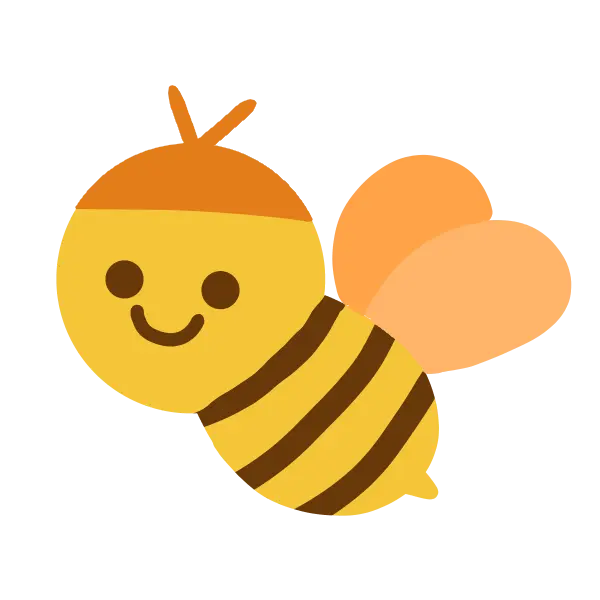 可愛い蜂さんです。